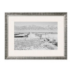 Manzanar From Guard Tower, View West (Pewter Frame)