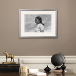 Girl Smiling (Pewter Frame)