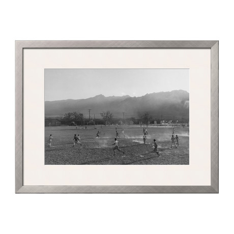 Football Practice (Pewter Frame)