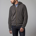 Sherpa-Lined Jacket // Grey (XL)