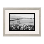 Baseball Game At Manzanar (Pewter Frame)