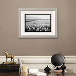 Baseball Game At Manzanar (Pewter Frame)