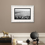 Baseball Game At Manzanar (Pewter Frame)