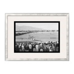 Baseball Game At Manzanar (Pewter Frame)