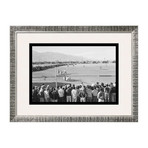 Baseball Game At Manzanar (Pewter Frame)