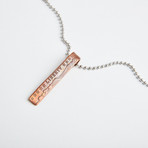 Copper Incuse Indian Necklace