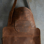 Vintage Leather Apron // Standard // Brown