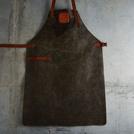 Vintage Leather Apron // Black (Standard)