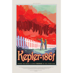 Kepler-186f (14"W x 21"H x 1.5"D)