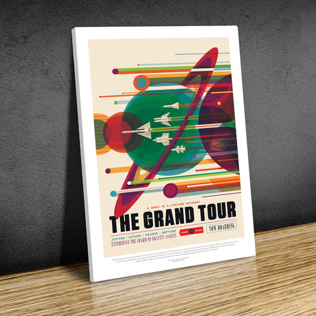 The Grand Tour (14"W x 21"H x 1.5"D)