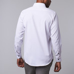 Contrast Trimmed Dress Shirt // White (3XL)