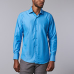 Contrast Trimmed Dress Shirt // Turquoise (3XL)