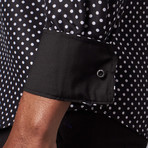 Geo Dress Shirt // Black (M)