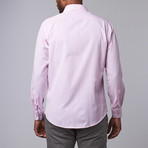 Contrast Trimmed Dress Shirt // Light Pink (3XL)