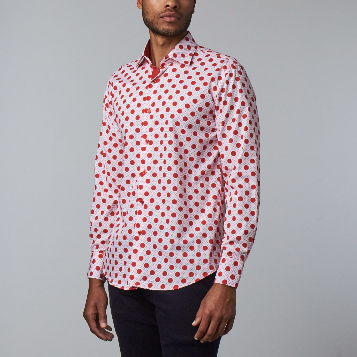 Polka Dot Dress // White + Red (3XL) Suslo Couture - Touch of Modern