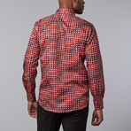 Printed Dress Shirt // Red (M)