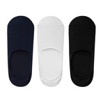 Solid No-Show Non-Slip Sock // Pack of 6 // Muted Pack