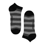 Stripe Low-Cut Sport Sock // Pack of 6 // Bold Combo Pack