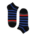 Stripe Low-Cut Sport Sock // Pack of 6 // Bright Combo Pack