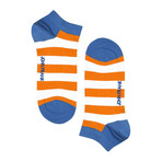 Stripe Low-Cut Sport Sock // Pack of 6 // Bold Combo Pack