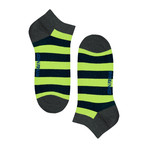 Stripe Low-Cut Sport Sock // Pack of 6 // Bold Combo Pack