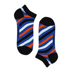 Diagonal Stripe Low-Cut Sport Sock // Pack of 6