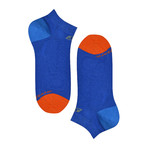 Pinwheel Low-Cut Sport Sock // Pack of 6 // Blue