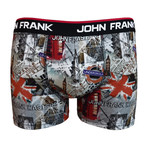 Newspaper Prints + Stars Boxer Brief // Set of 3 (L/XL(36"-38"))