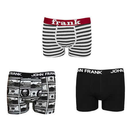 Death and Taxes Boxer Brief // Set of 3 (S/M(28"-30"))