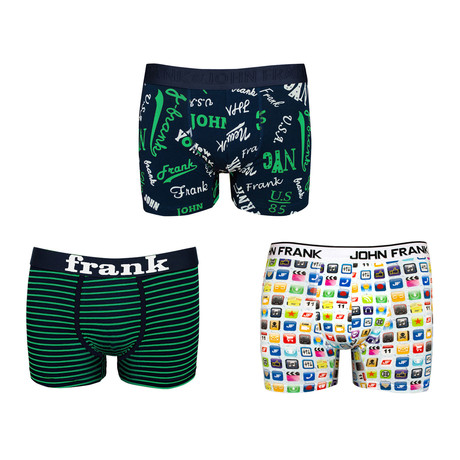 App Boxer Brief // Set of 3 // White (S/M(28"-30"))