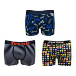 App Boxer Brief // Set of 3 // Black (M/L(32"-34"))