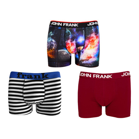 Galaxy Boxer Brief // Set of 3 (S/M(28"-30"))