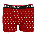 John Frank // Flowers + Stars + Stripes Boxer Brief // Set of 3 (S/M(28"-30"))