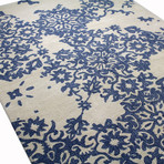 Snowflakes // Ivory Wool + Viscose Rug (8'L x 2'6"W)