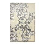 Mirage // Ivory Wool + Viscose Rug (2'6"L x 8'W)