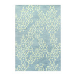 Lace // Light Blue Wool + Viscose Rug (2'6"L x 8'W)