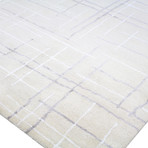 Crossroads // Ivory Wool + Viscose Rug (2'6"L x 8'W)