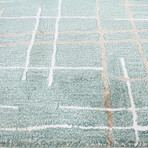 Crossroads // Aqua Wool + Viscose Rug