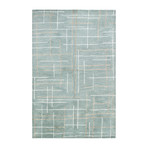 Crossroads // Aqua Wool + Viscose Rug