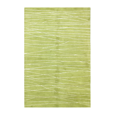 Intersect // Guacamole Wool + Viscose Rug (11'6"L x 8'6"W)