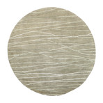 Intersect // Stone Wool + Viscose Rug (8' Diameter)