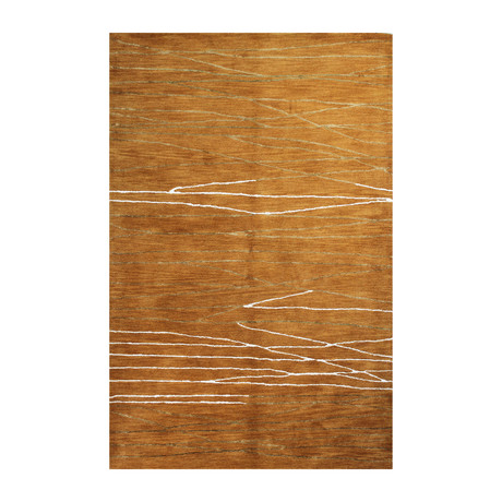 Intersect // Spice Wool + Viscose Rug (2'6"L x 8'W)