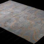 Cloud // Slate Wool + Viscose Rug (2'6"L x 8'W)