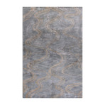 Cloud // Slate Wool + Viscose Rug (2'6"L x 8'W)