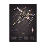 X-Wing Fighter Exploded View