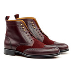 Military Brogue // Burgundy (US: 12)