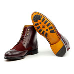 Military Brogue // Burgundy (US: 12)