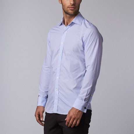 Empire Button-Up // Blue Grid Check (US: 14.5R)