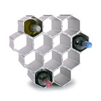 WineHive Modular Wine Rack // 12 Bottle