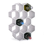 WineHive Modular Wine Rack // 12 Bottle